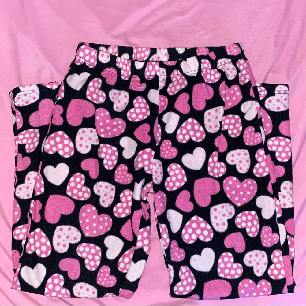 Girls Heart Pajama Pants